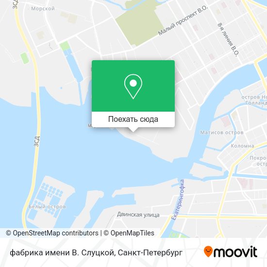 Карта фабрика имени В. Слуцкой