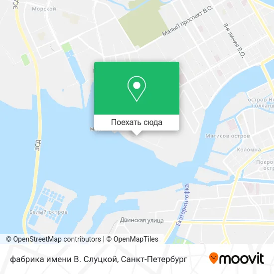 Карта фабрика имени В. Слуцкой