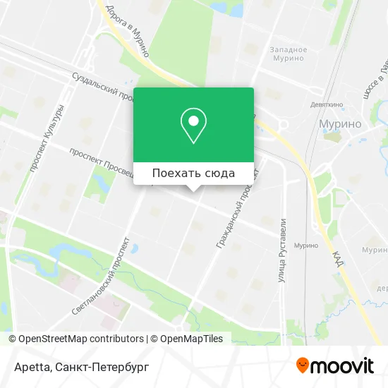 Карта Apetta