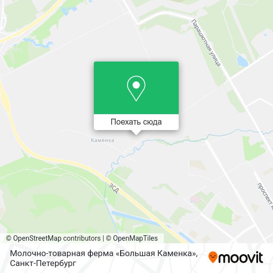 Карта Молочно-товарная ферма «Большая Каменка»