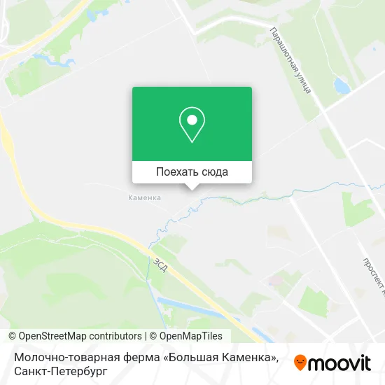 Карта Молочно-товарная ферма «Большая Каменка»