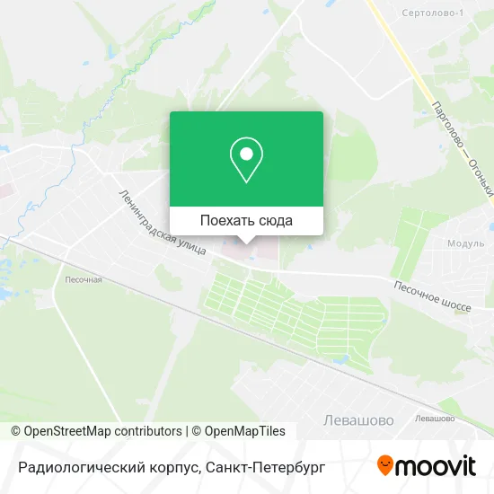 Карта Радиологический корпус