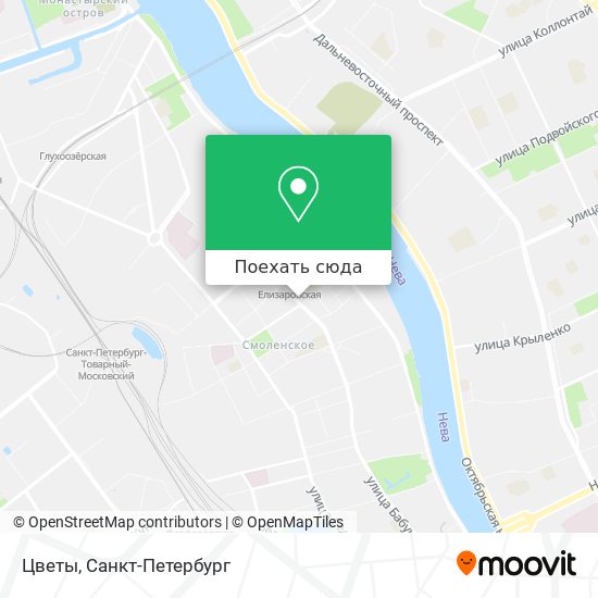 Карта Цветы
