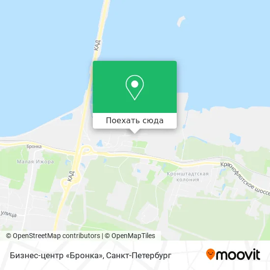 Карта Бизнес-центр «Бронка»