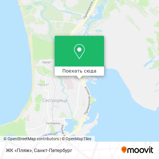 Карта ЖК «Пляж»