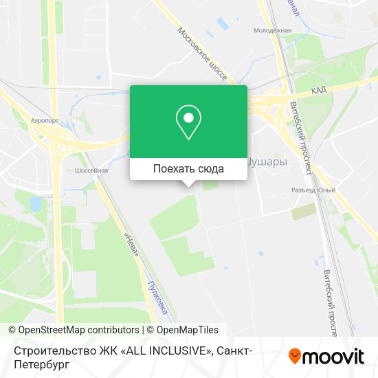 Карта Строительство ЖК «ALL INCLUSIVE»
