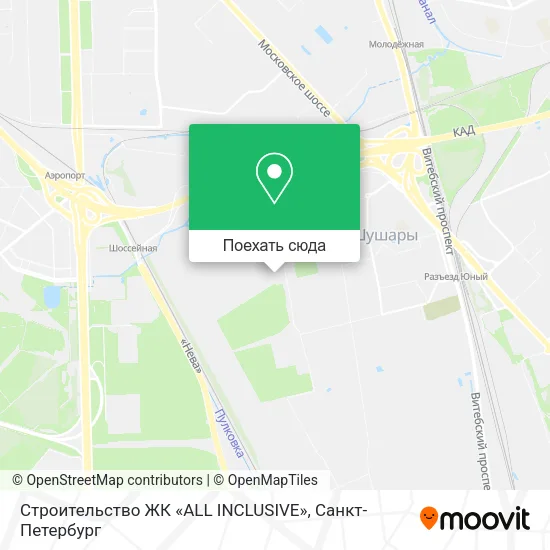 Карта Строительство ЖК «ALL INCLUSIVE»