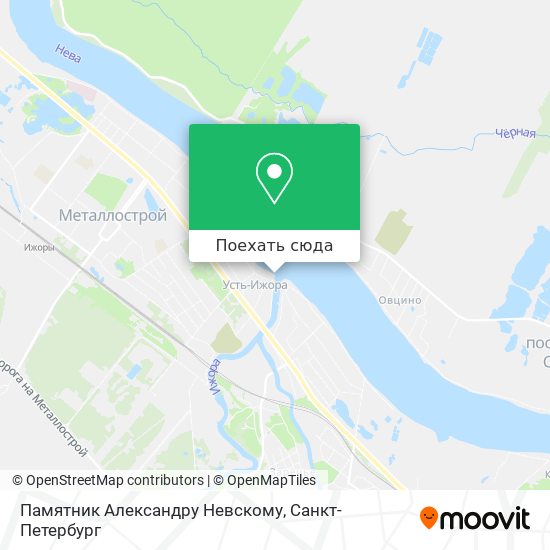 Карта Памятник Александру Невскому