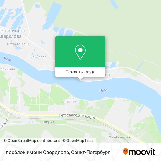 Карта посёлок имени Свердлова