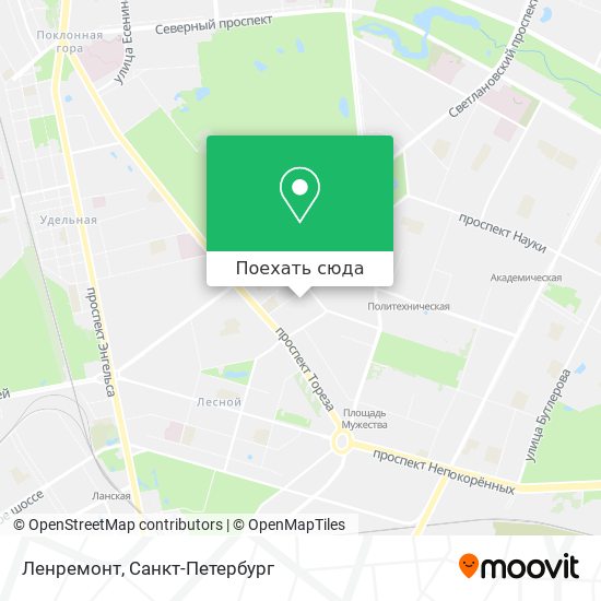 Карта Ленремонт