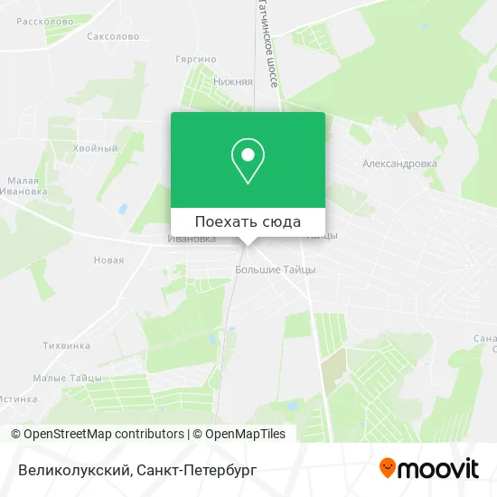 Карта Великолукский