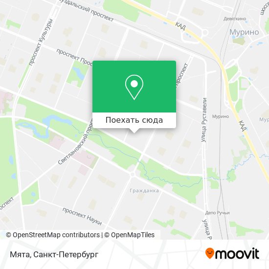 Карта Мята