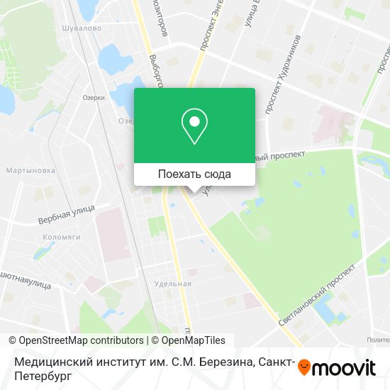 Карта Медицинский институт им. С.М. Березина