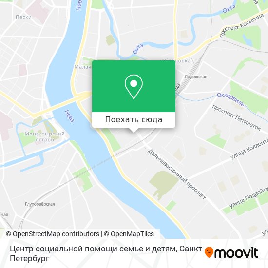 Карта Центр социальной помощи семье и детям