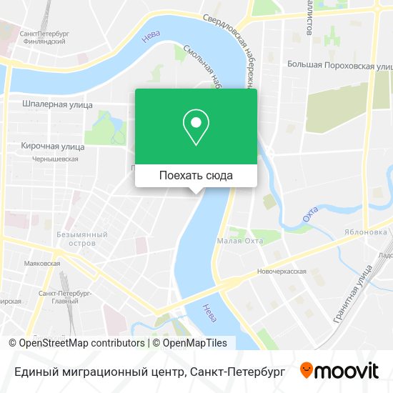 Карта Единый миграционный центр