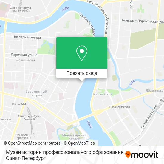 Карта Музей истории профессионального образования