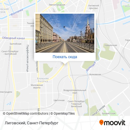 Карта Лиговский