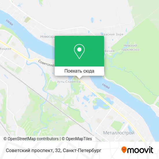 Карта Советский проспект, 32