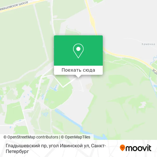 Карта Гладышевский пр, угол Ивинской ул
