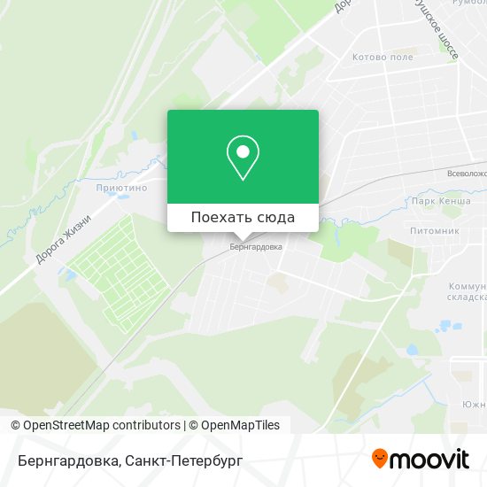 Карта Бернгардовка