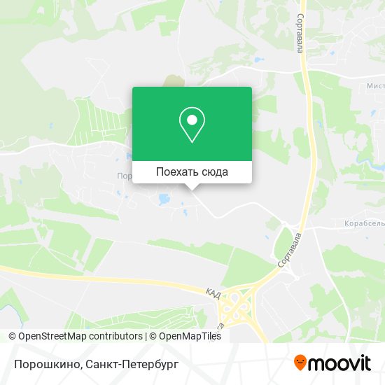 Карта Порошкино