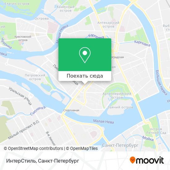 Карта ИнтерСтиль