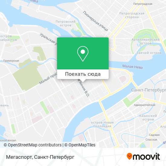 Карта Мегаспорт