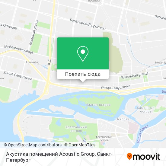 Карта Акустика помещений Acoustic Group