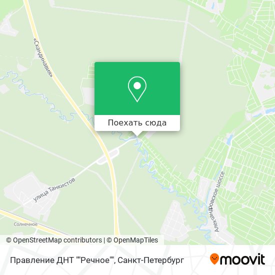 Карта Правление ДНТ ""Речное""
