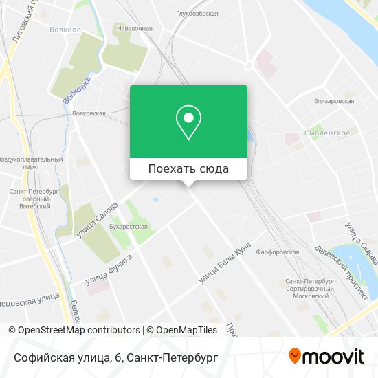 Карта Софийская улица, 6
