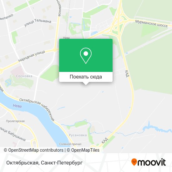 Карта Октябрьская
