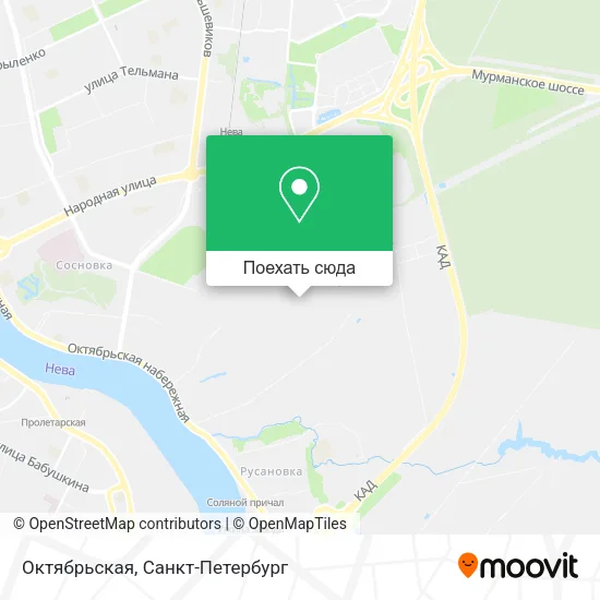 Карта Октябрьская