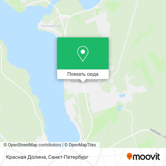 Карта Красная Долина