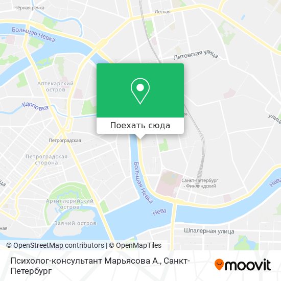 Боткинская улица санкт петербург карта