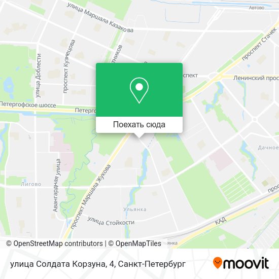 Карта улица Солдата Корзуна, 4