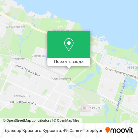 Карта бульвар Красного Курсанта, 49