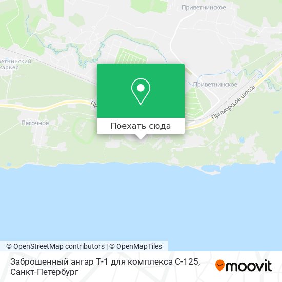 Карта Заброшенный ангар Т-1 для комплекса С-125