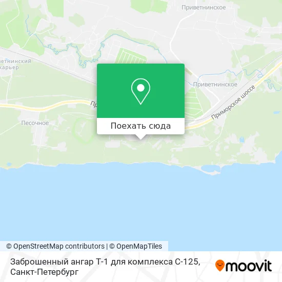 Карта Заброшенный ангар Т-1 для комплекса С-125