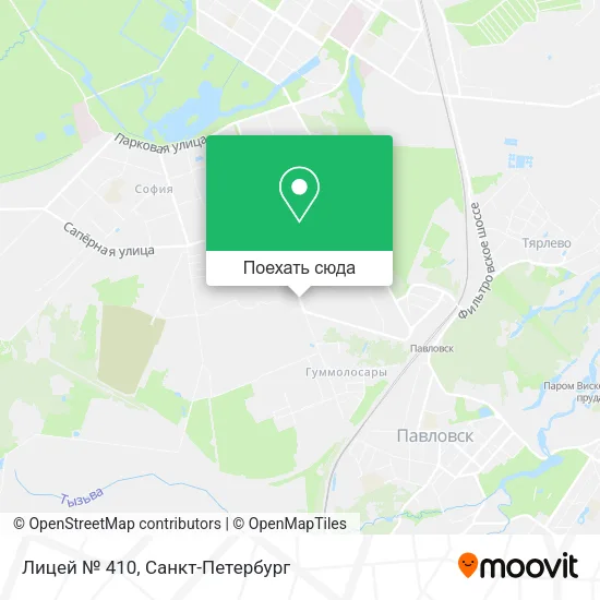 Карта Лицей № 410