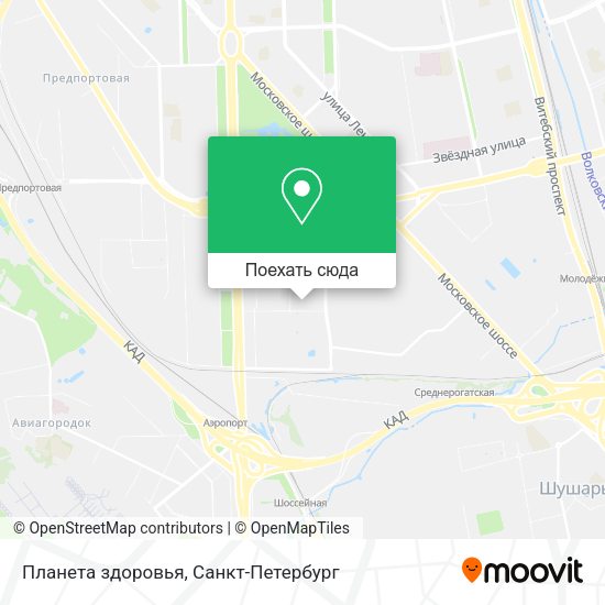 Карта Планета здоровья