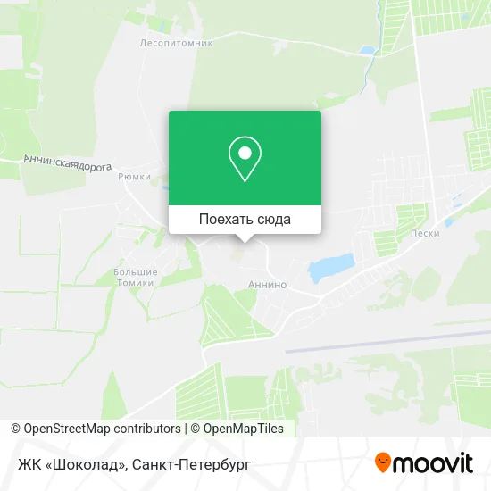 Карта ЖК «Шоколад»