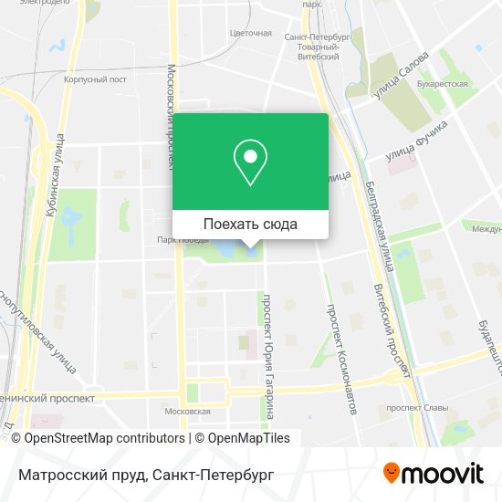 Карта Матросский пруд