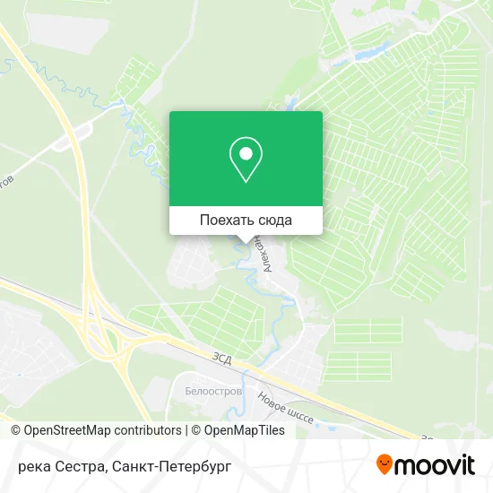 Карта река Сестра