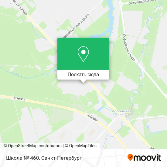 Карта Школа № 460