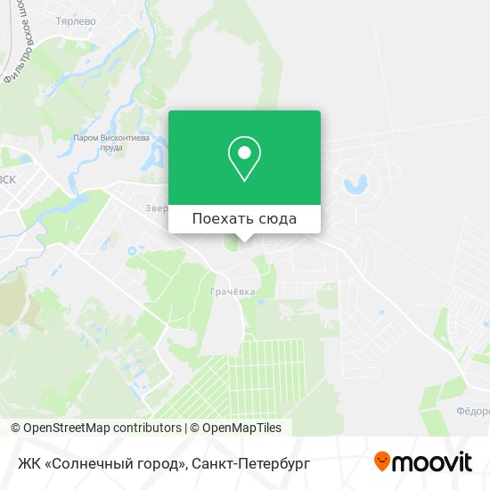 Карта ЖК «Солнечный город»