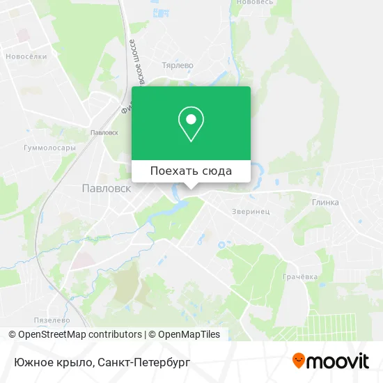 Карта Южное крыло