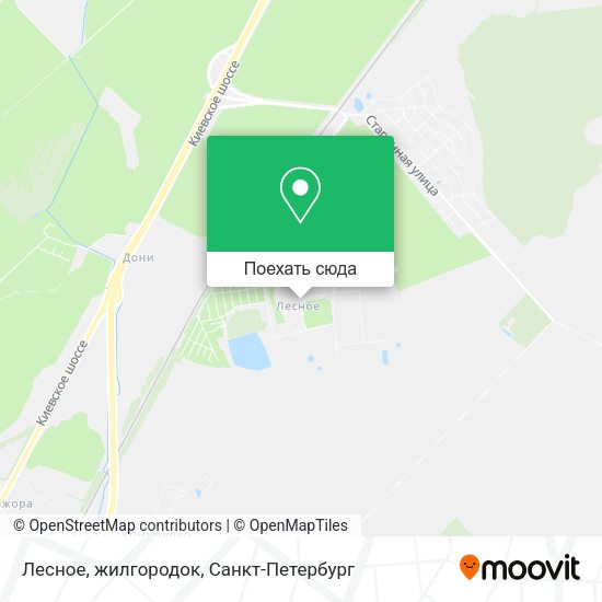 Карта Лесное, жилгородок