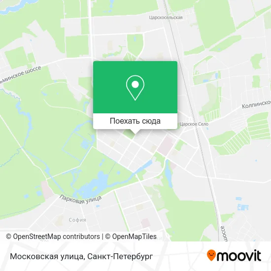 Карта Московская улица