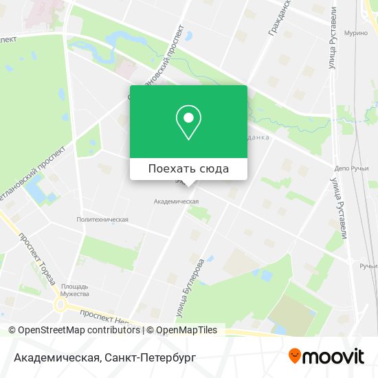 Карта Академическая