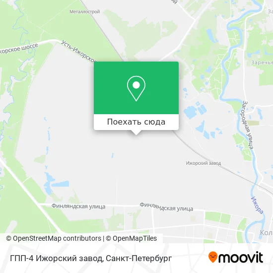 Карта ГПП-4 Ижорский завод